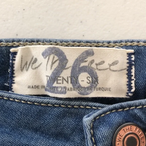 NWT Free People/We The Free Just Float On Flare Jeans in Jericho Blue - Picture 12 of 15